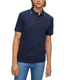 BOSS Men's Interlock-Cotton Polo Shirt