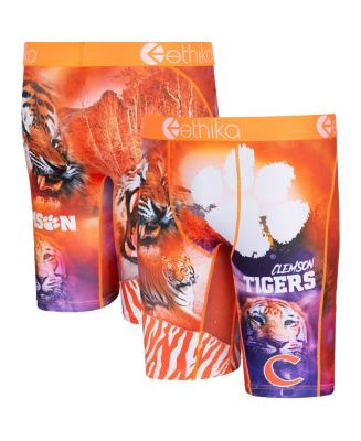 Youth Boys Ethika Orange and Purple Clemson Tigers Collegiate Spirit ...