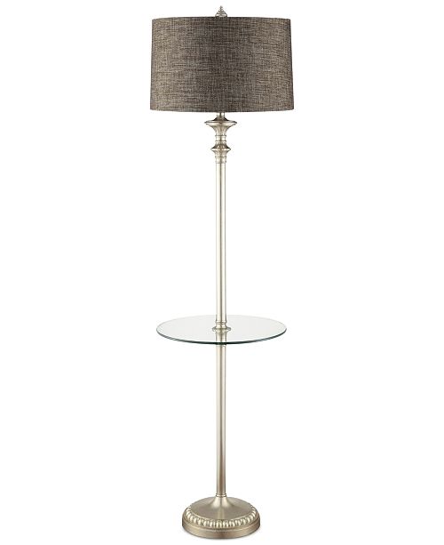 Crestview Chase Floor Lamp with Tray Table Lighting & Lamps Home