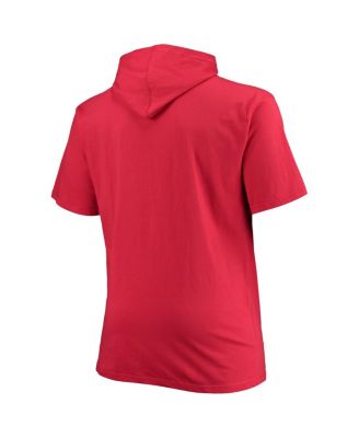 Men's Scarlet Nebraska Huskers Big and Tall Team Hoodie T-shirt