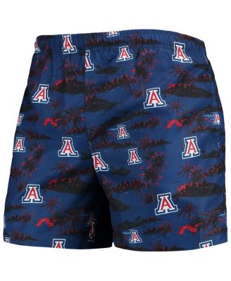 Men's Navy Arizona Wildcats Island Palm Swim Trunks