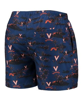Men's Navy Virginia Cavaliers Island Palm Swim Trunks