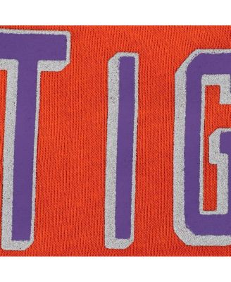 Women's Orange and White Clemson Tigers 3rd Down Short Sleeve T-shirt Dress