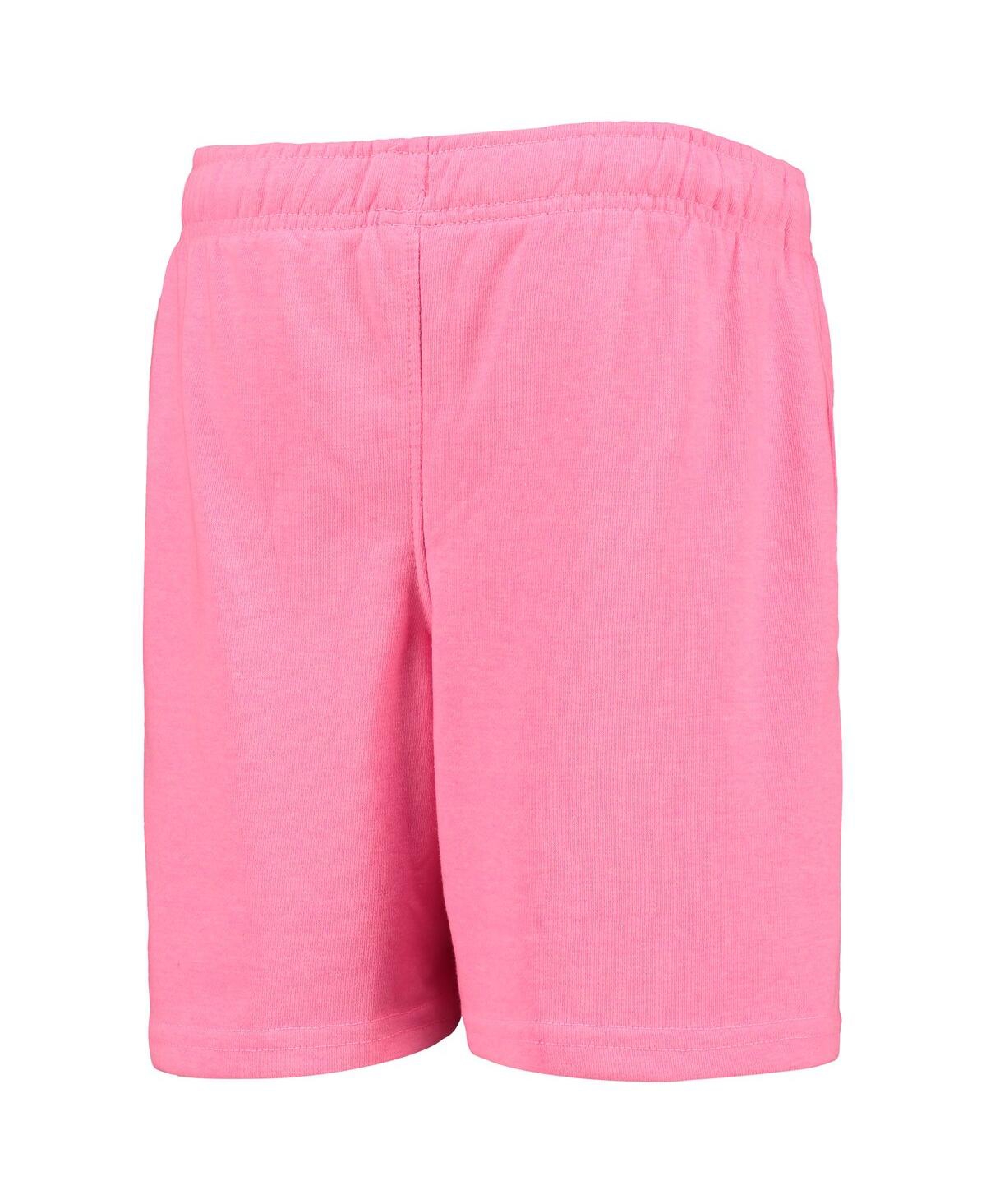 Outerstuff Big Boys Pink Florida State Seminoles Super Fresh Neon Daze Shorts In Pink