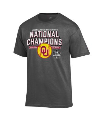 Champion Men's Charcoal Oklahoma Sooners 2022 NCAA Softball Women's ...