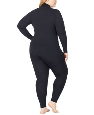 Plus Size Softwear with Stretch High-Waist Leggings