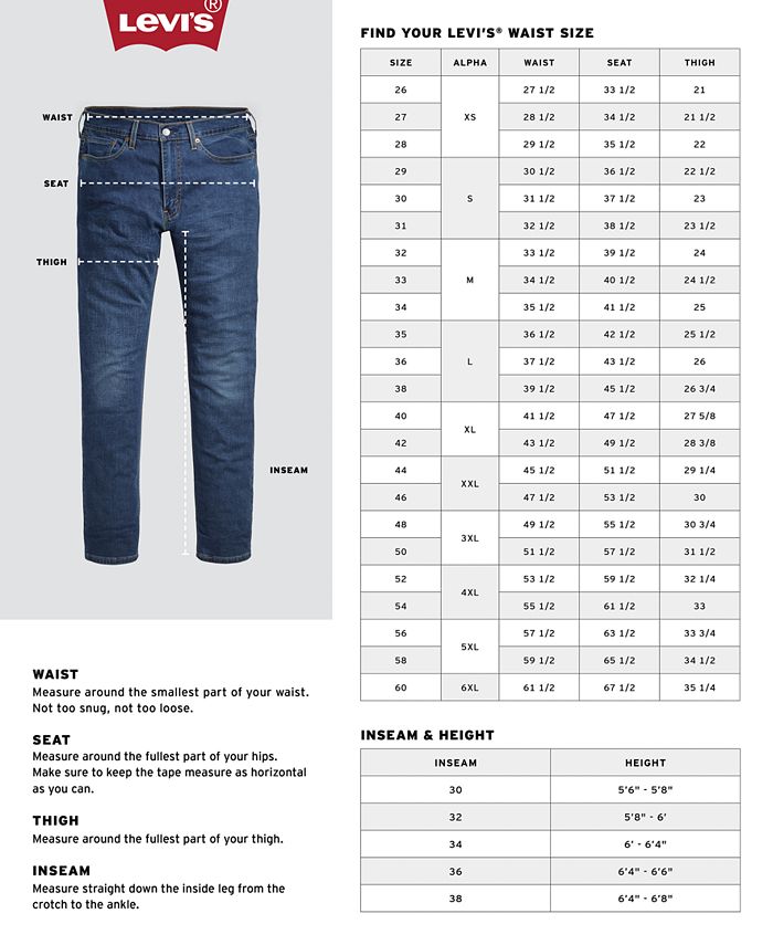 Levi's Men's 541™ Athletic Taper Fit Stretch Jeans & Reviews - Jeans ...