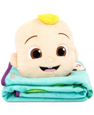 Jay Franco - Cocomelon Blanket and Pillow 2-Pc. Nogginz Set
