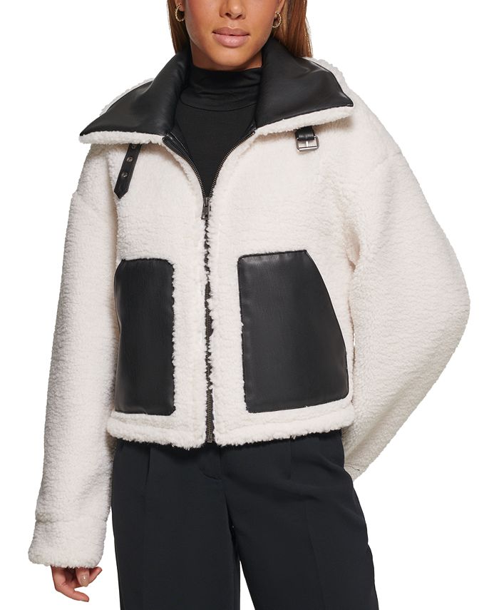 Levi's Women's Reversible Faux-Shearling Moto Coat & Reviews - Coats &  Jackets - Women - Macy's