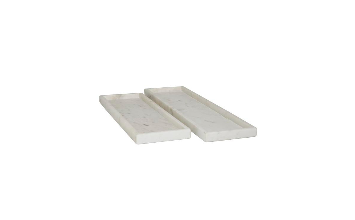 Marble Modern 2 Piece Tray Set