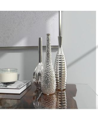 Ceramic Glam 2 Piece Vase Set