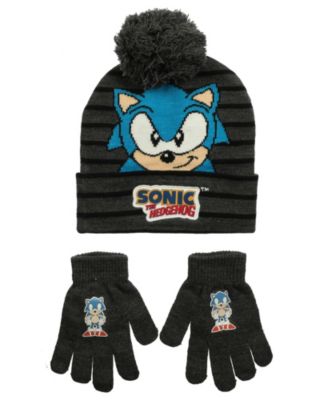 sonic hat and gloves set