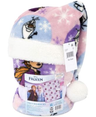 Disney - Frozen Blanket and Santa Hat Set