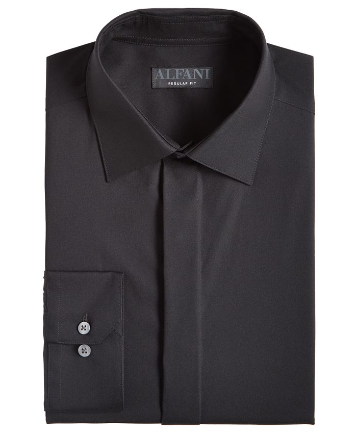 Men's Regular Fit Formal Convertible-Cuff Dress Shirt, Created for Macy's