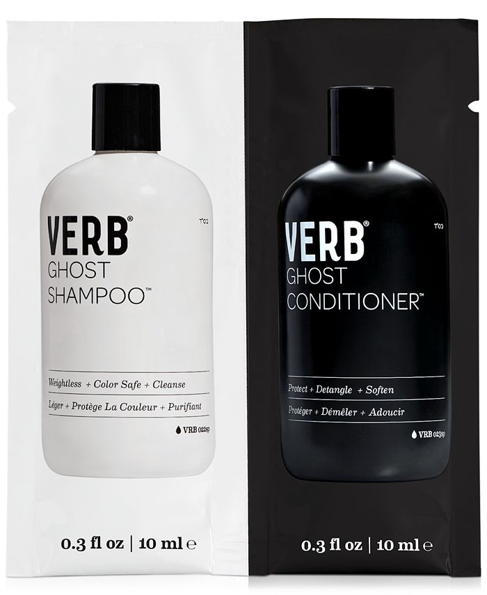 Verb FREE Ghost Oil Shampoo and Conditioner sample with any 30 Verb