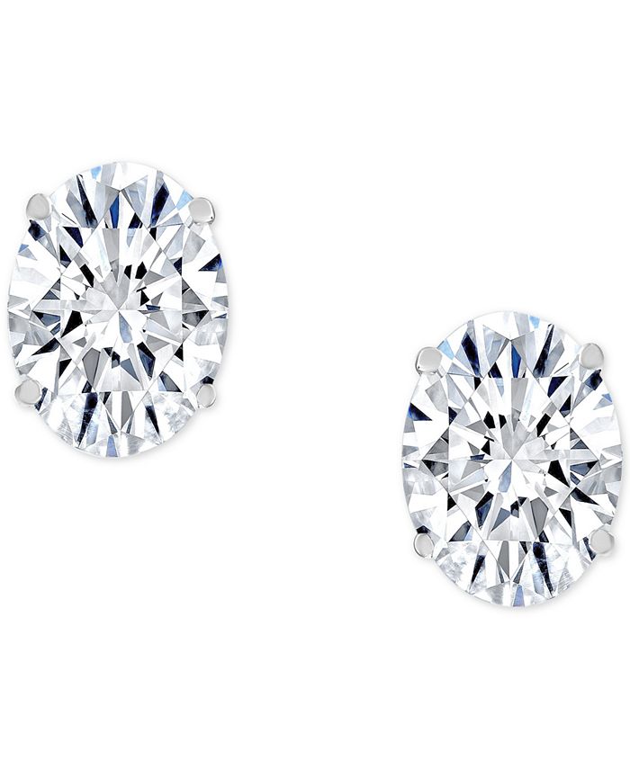 Macy's Diamond Earrings (3 ct. t.w.) in 14k White Gold Macy's