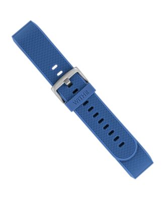 Blue Silicone Woven Band designed for Fitbit Charge 2