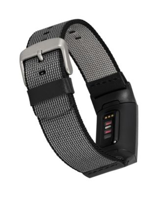 Black Nylon Band designed for Fitbit Charge 3 & 4