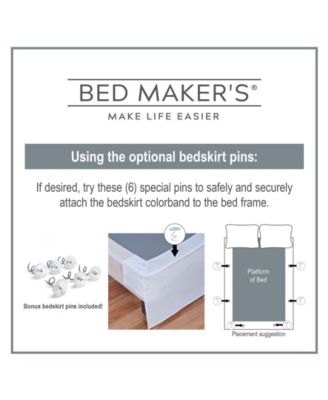 Magic Skirt Tailored Bedskirt, King