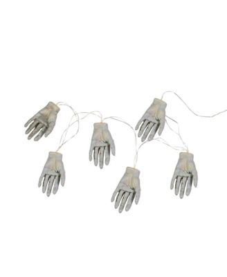 Skeleton Hands Halloween 6 Piece Light Set