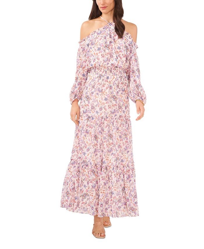 1.STATE Women's Halter Maxi with Smocked Waist - Macy's