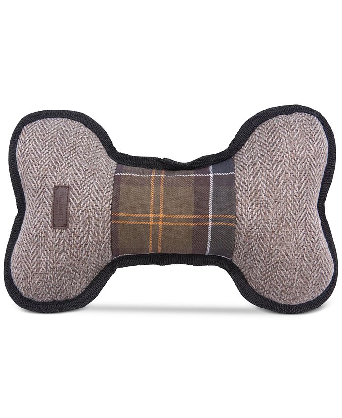Barbour Stuffed Plaid Squeaker BoneShaped Dog Toy Macy's