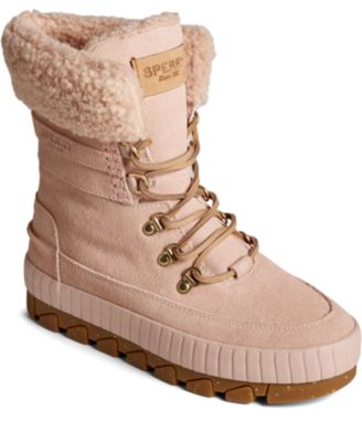 pink sperry duck boots macys