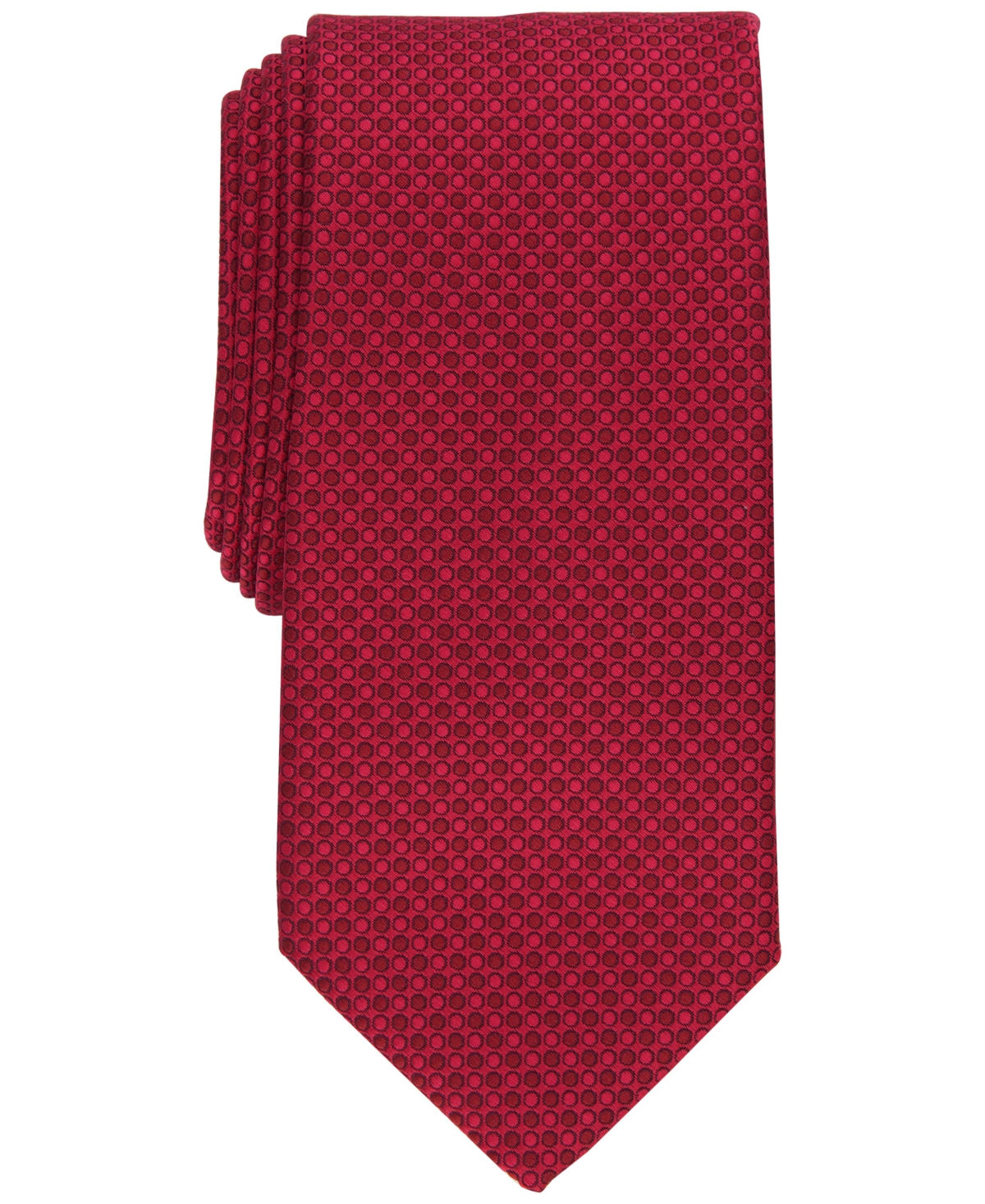 Perry Ellis Men's Reilly Classic Dot Tie In Red