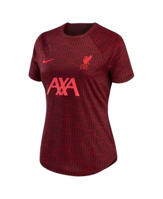 Women's Burgundy Liverpool 2022/23 Pre-Match Home Performance Top