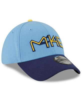 Men's Powder Blue Milwaukee Brewers City Connect 39THIRTY Flex Hat