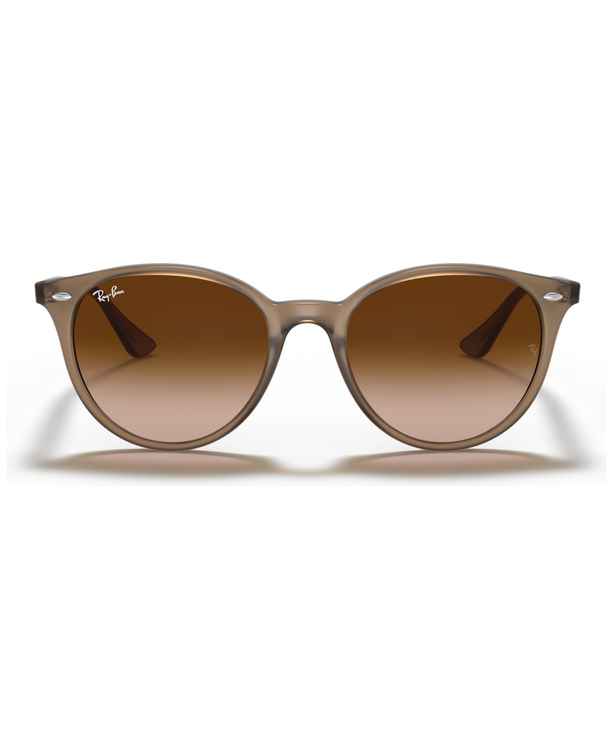 Ray Ban Unisex Low Bridge Fit Sunglasses, Rb4305f 53 In Opal Beige