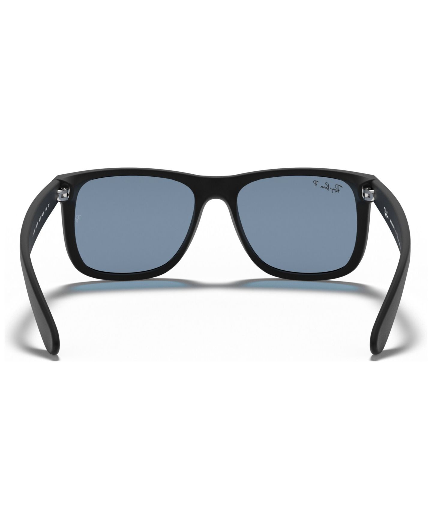 Солнцезащитные очки Ray-Ban Unisex Polarized Low Bridge Fit Sunglasses, Justin Classic, цвет: Чёрный — фото 3
