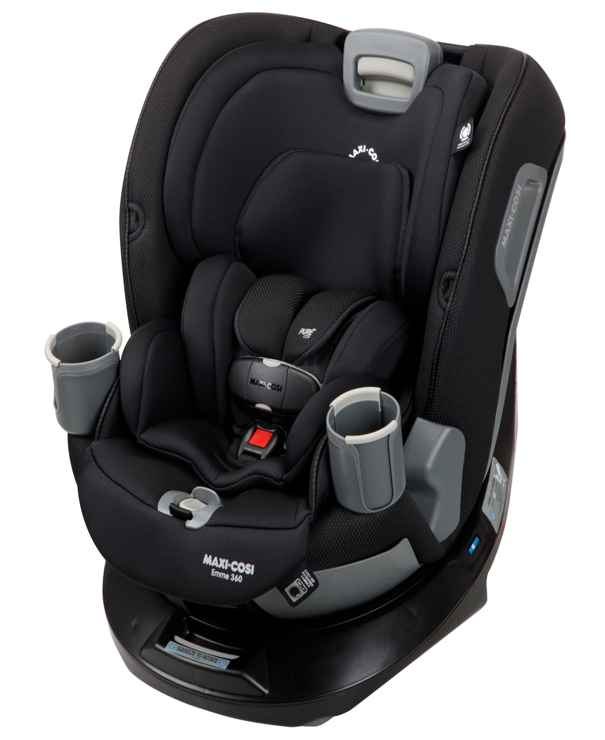 Maxi-cosi Baby Girls And Boys Emme Convertible Car Seat In Midnight Black