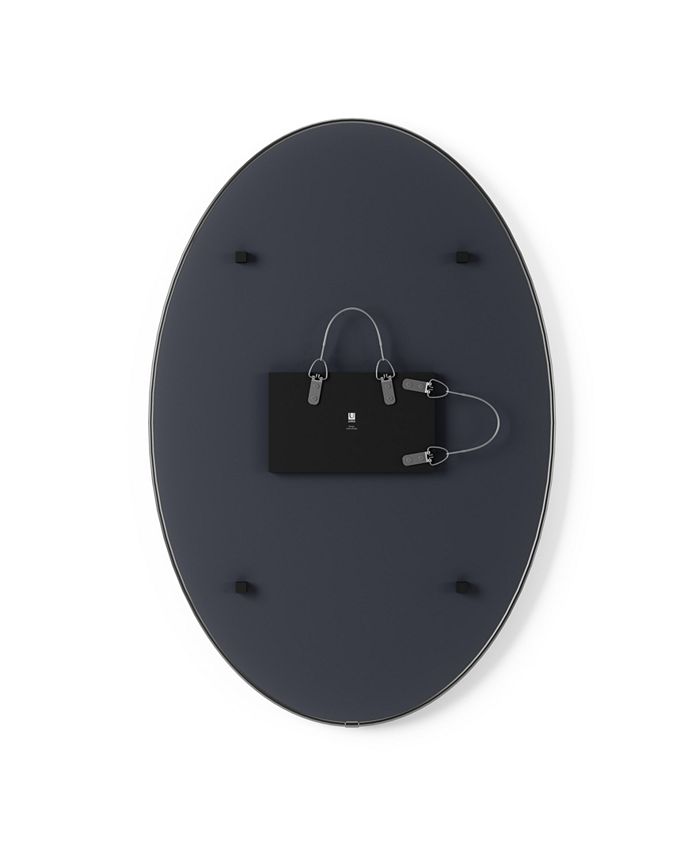 Umbra DNUHubba Oval Mirror, 36.25" x 24.38" Macy's