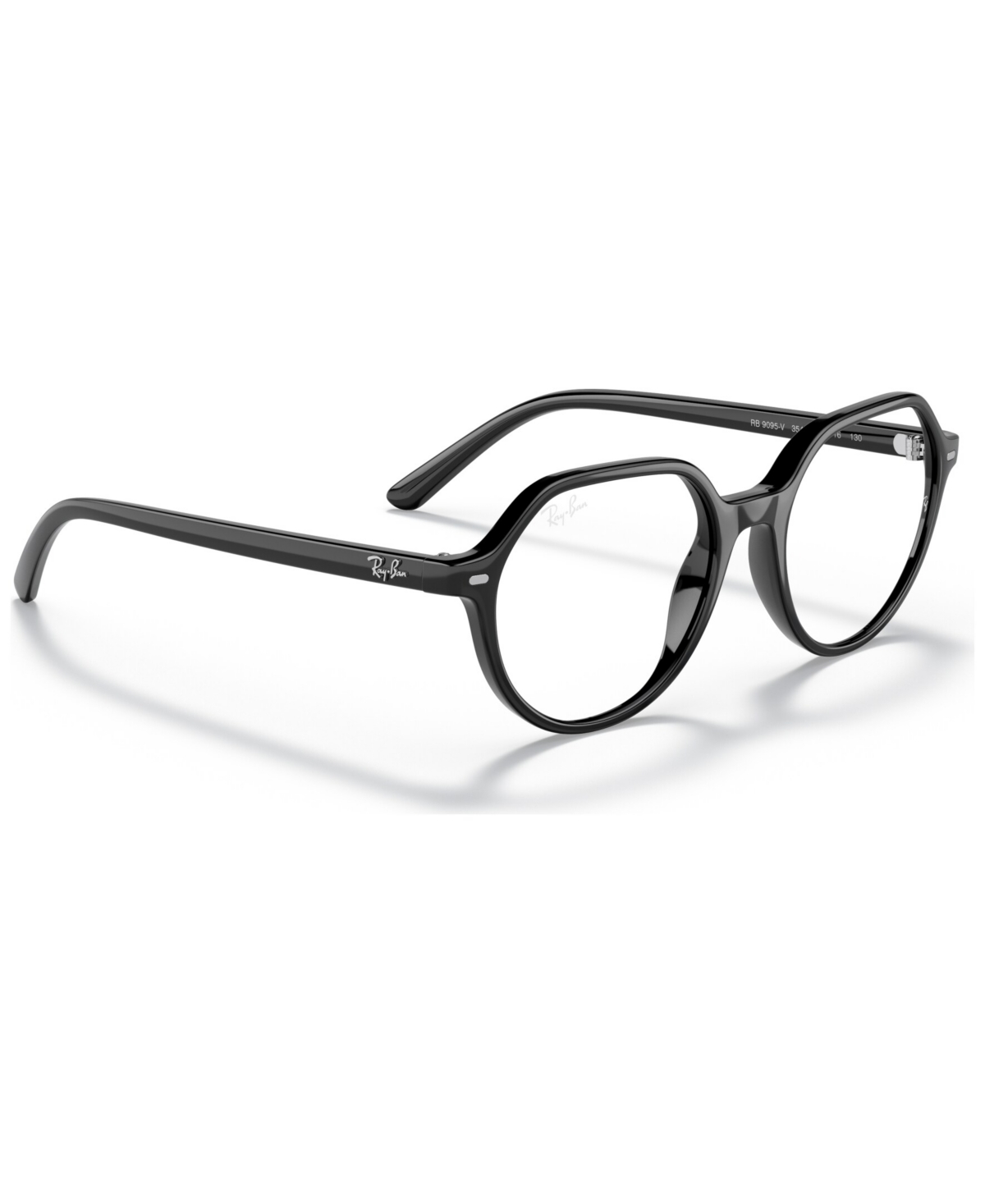 RB9095V Thalia Optics Unisex Square Eyeglasses - Transparent Pink