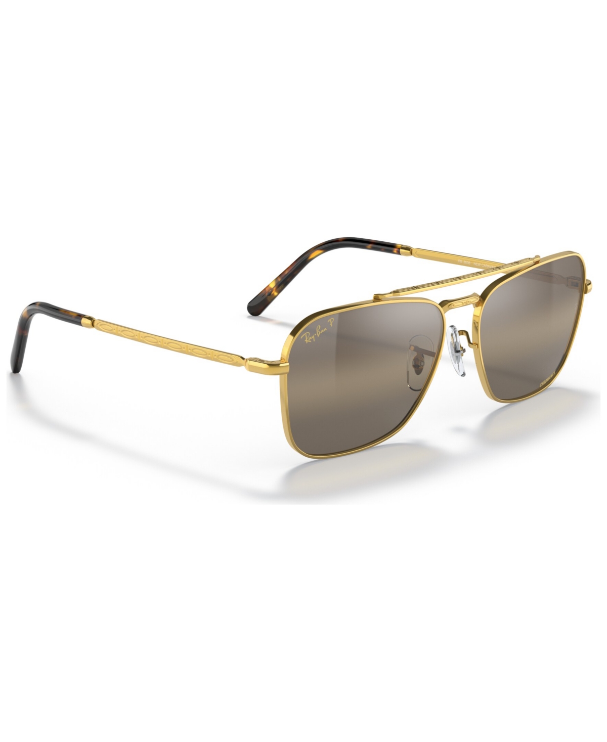 Ray-Ban Unisex Polarized Sunglasses, RB3636 New Caravan 58 - Legend Gold-Tone 2