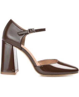 Women's Hesster Block Heel Ankle Strap Pumps