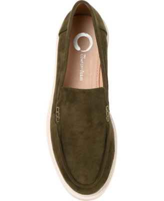 Journee Womens Erika Medium and Wide Width Slip On Loafer