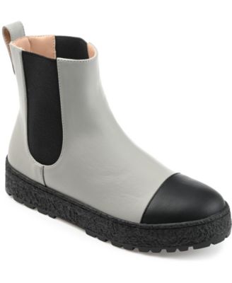 Women's Jenie Lug Sole Cap Toe Chelsea Booties