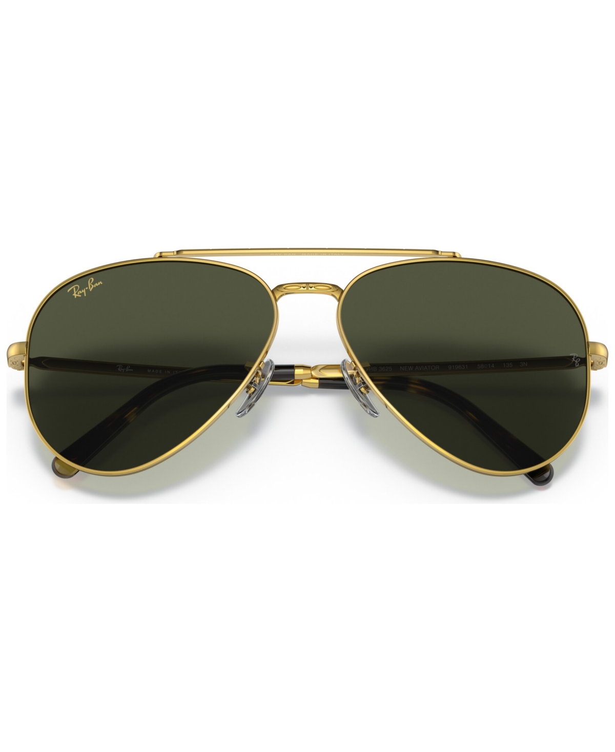 Ray Ban Unisex Sunglasses, Rb3625 New Aviator