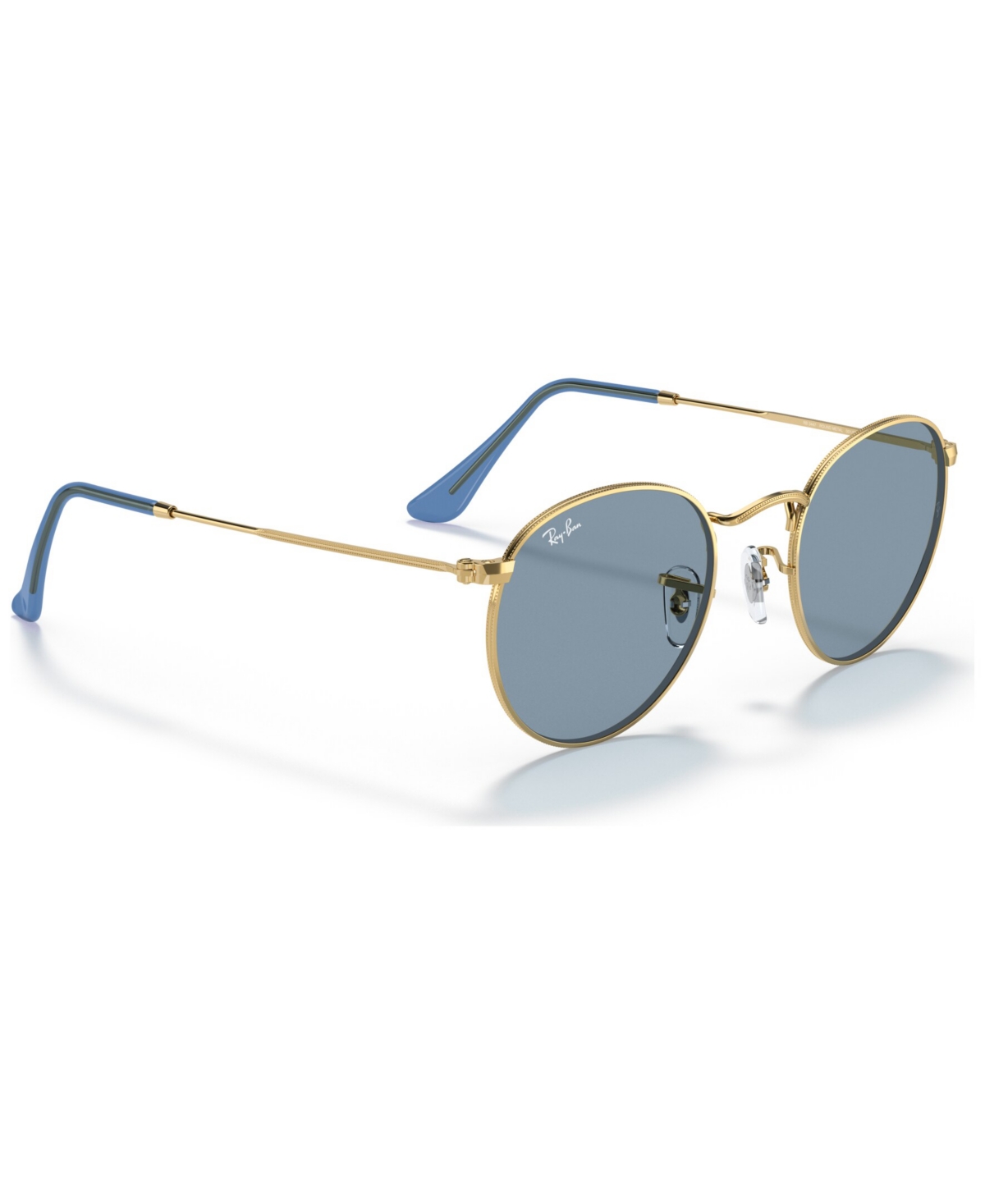 Ray Ban Unisex Sunglasses, Rb3447 Round Metal In Blue