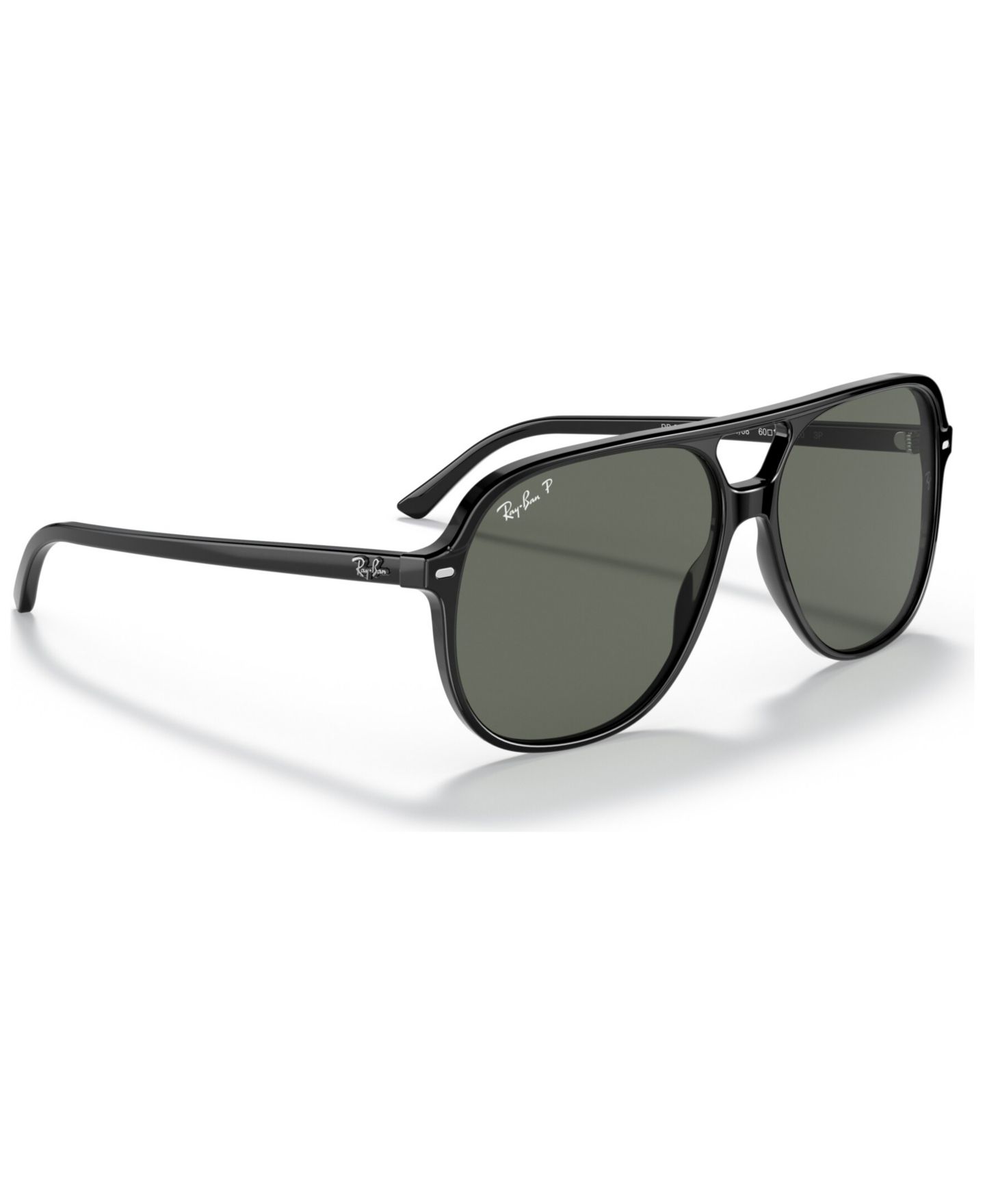 Солнцезащитные очки Ray-Ban Unisex Polarized Sunglasses, RB2198 Bill, цвет: Чёрный — фото 3