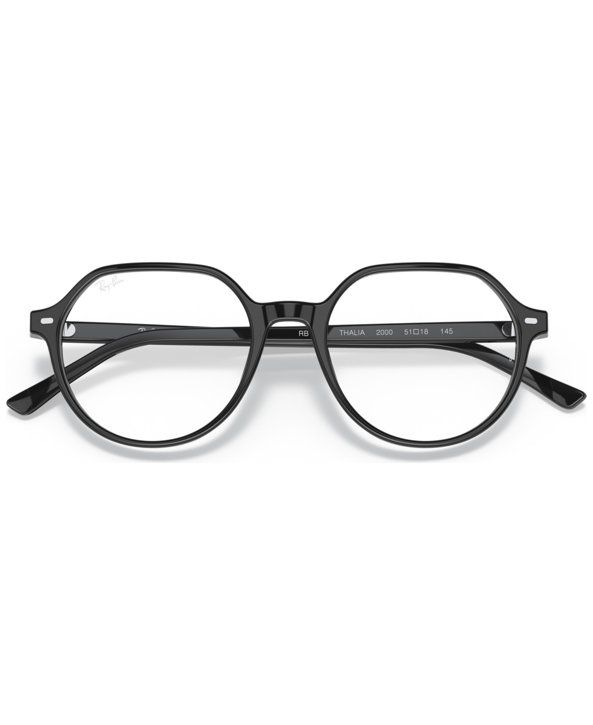 Ray Ban Rx5395 Thalia Optics Unisex Square Eyeglasses In Tortoise