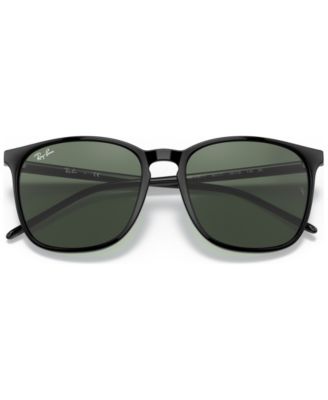 Men's Low Bridge Fit Sunglasses, RB4387F 55