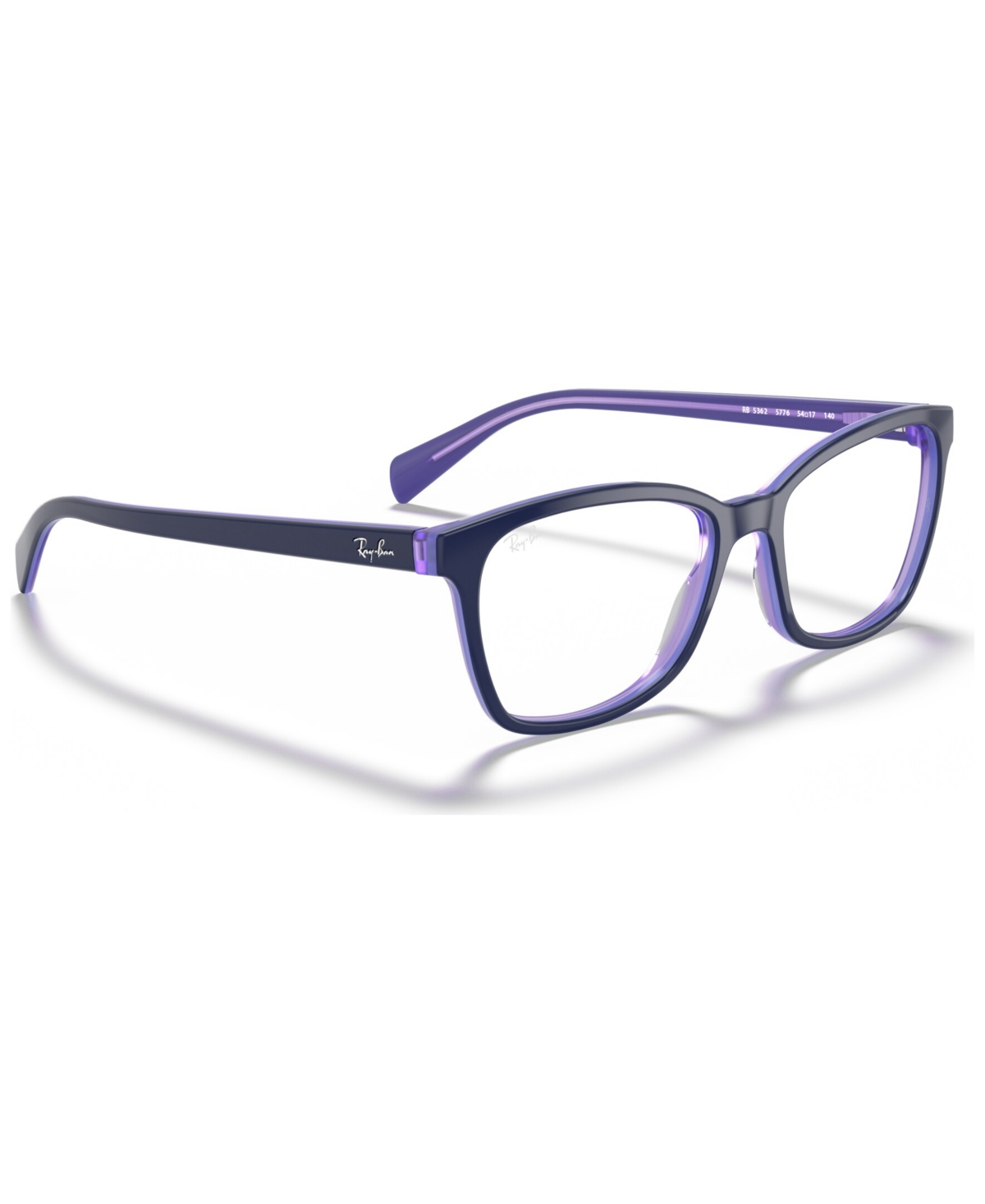 Ray Ban Rx5362 Women's Butterfly Eyeglasses In Blue