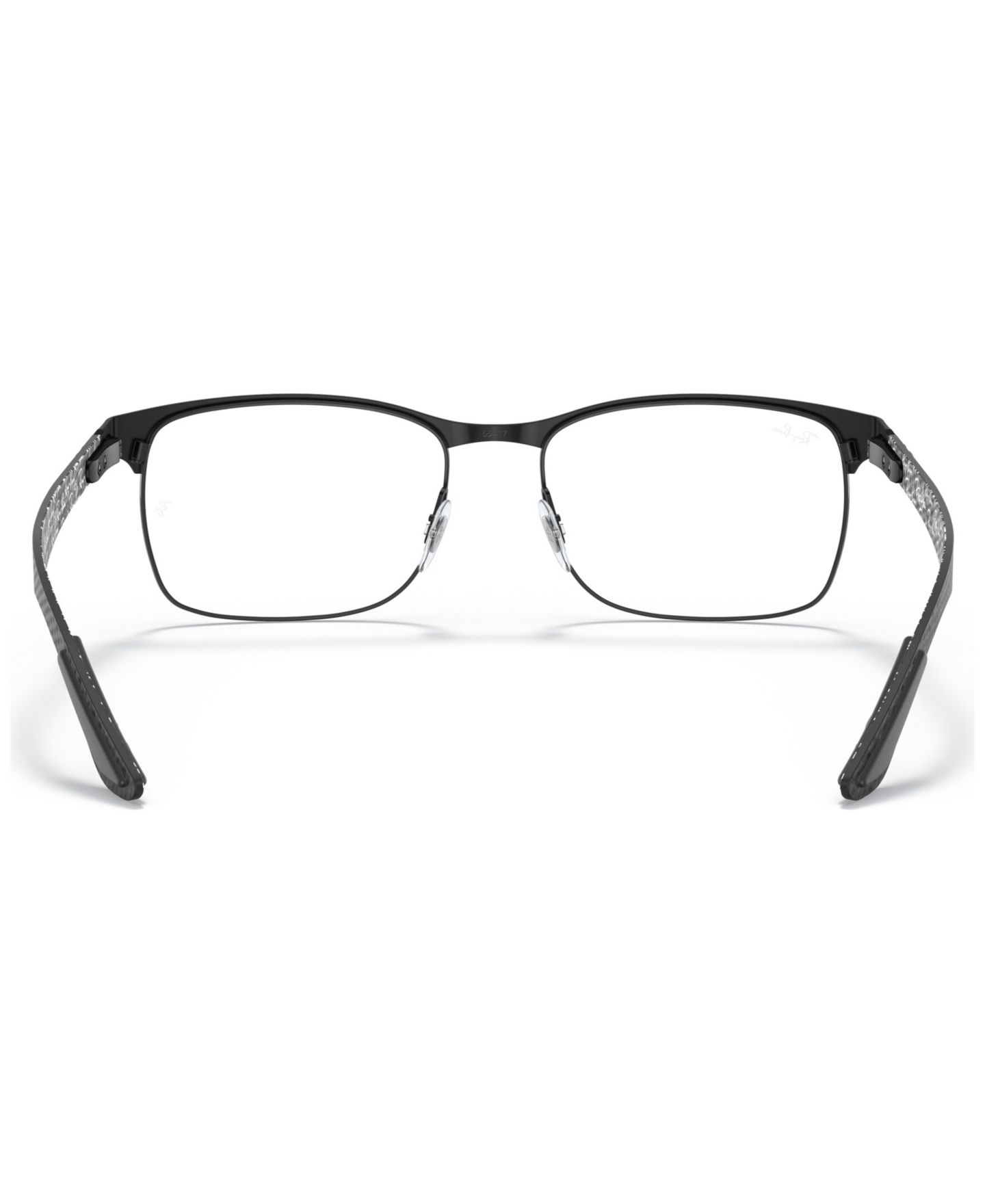 Очки Ray-Ban Unisex Square Metal RB8416 Optics Eyeglasses, цвет: Чёрный, вариант 1 — фото 4