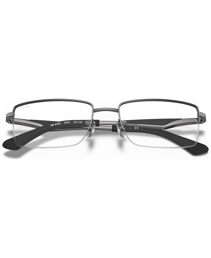 Ray-Ban RX6285 Unisex Rectangle Eyeglasses - Macy's