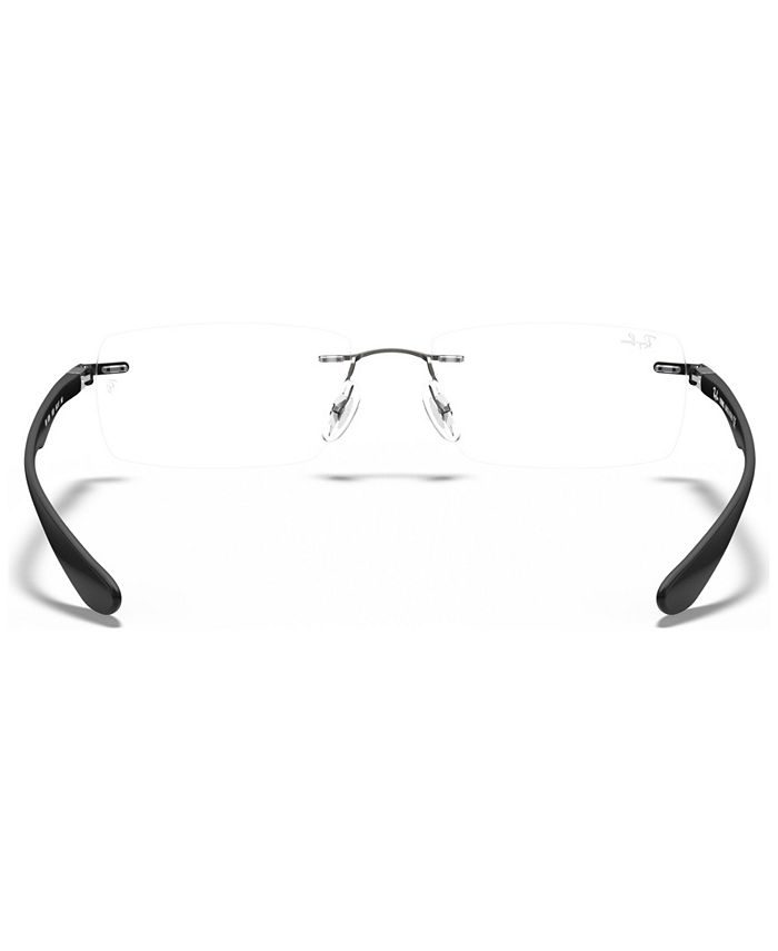 Ray-Ban RX8724 Unisex Rectangle Eyeglasses - Macy's