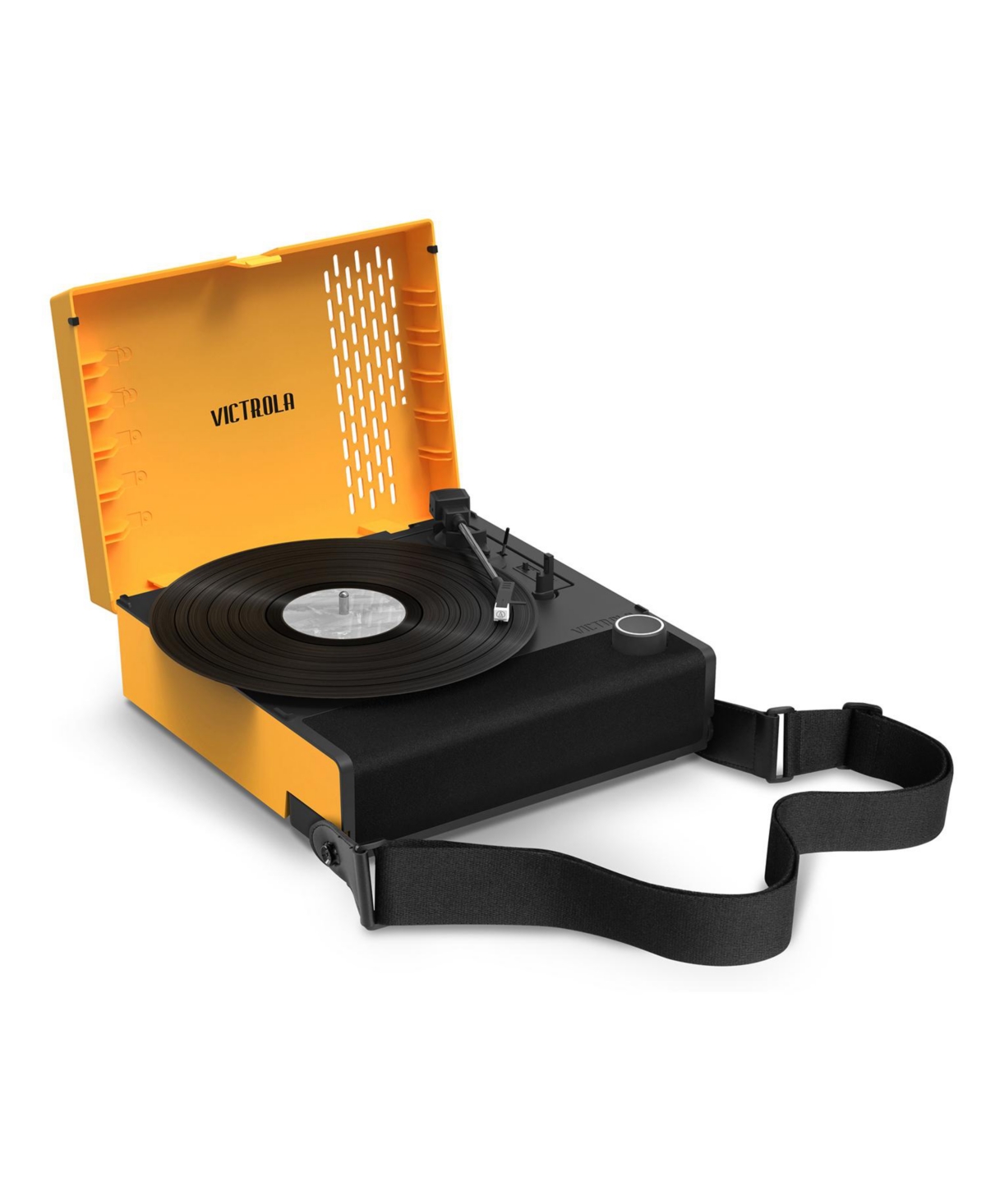 Victrola Revolution Go Portable Record Player In Citrus