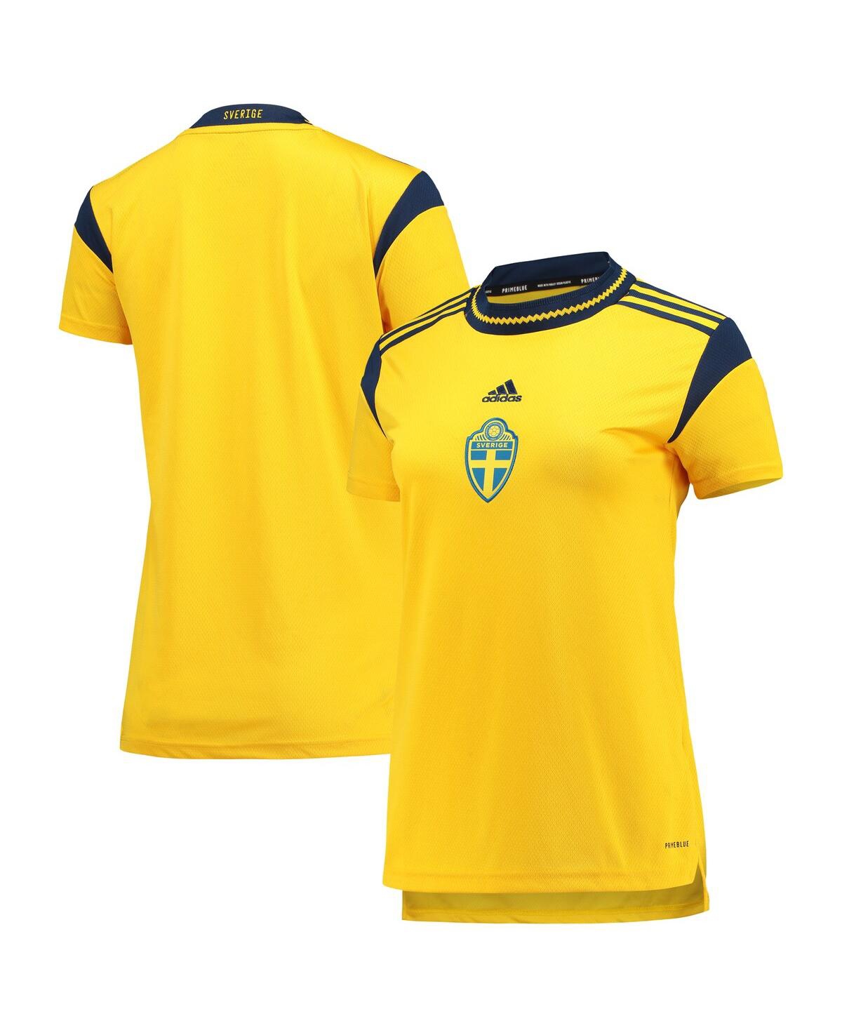 Women's adidasSweden Women's National Team 2022 Replica Jersey - Yellow